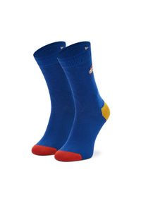 Happy-Socks - Happy Socks Skarpety Wysokie Dziecięce KBECR01-6300 Niebieski. Kolor: niebieski. Materiał: materiał