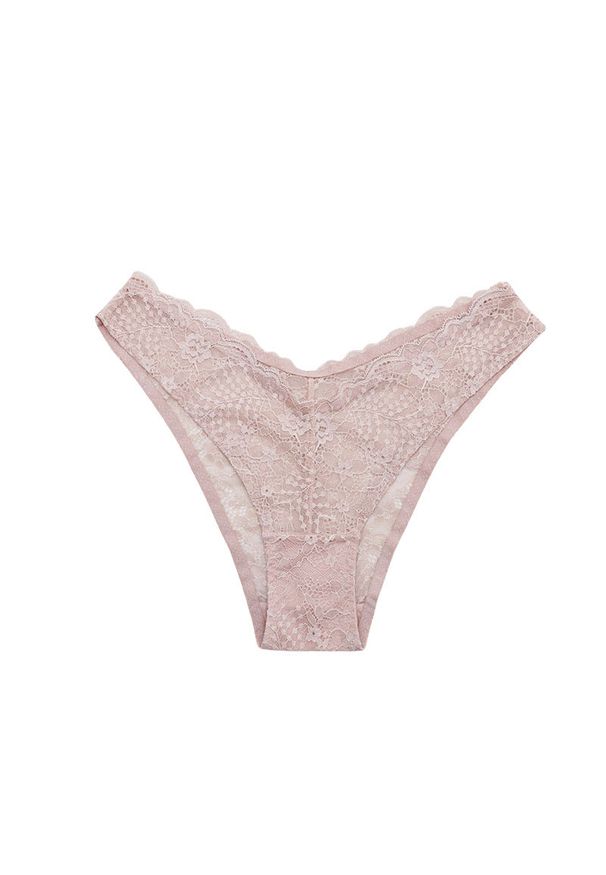 Intica - Figi koronkowe codzienne i na specjalne okazje Bozana. Kolor: różowy. Materiał: koronka. Wzór: koronka