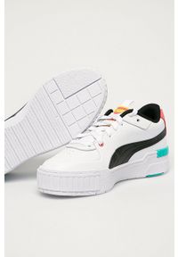 Puma - Buty Cali Sport 373871. Nosek buta: okrągły. Zapięcie: sznurówki. Kolor: biały. Materiał: guma #3