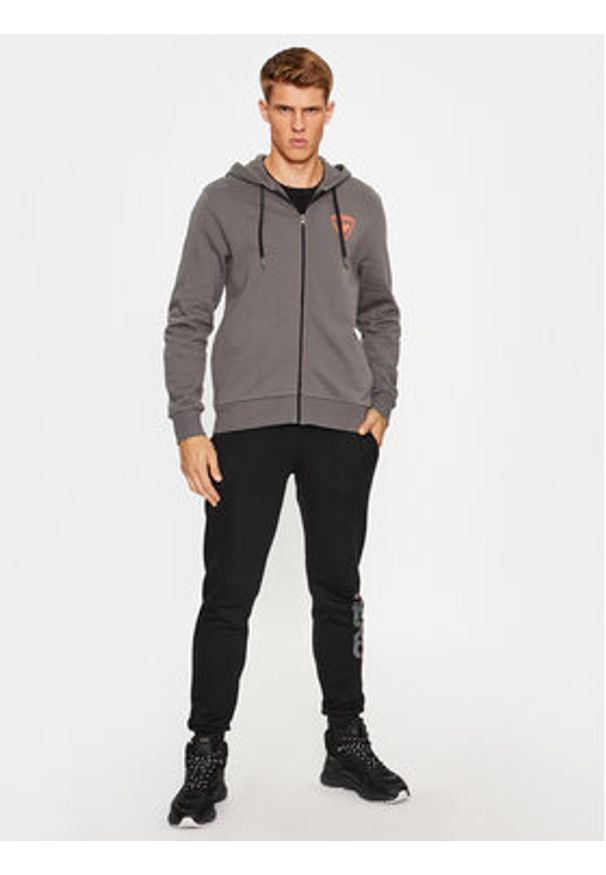 Rossignol Bluza Hero Fz Hoodie RLMMS10 Szary Regular Fit. Kolor: szary. Materiał: bawełna