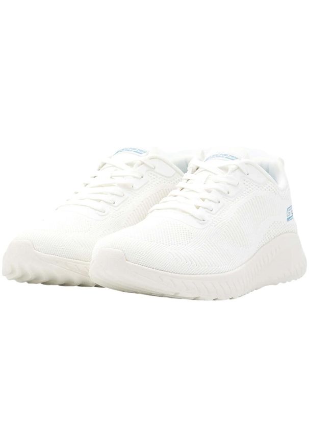 skechers - Buty do chodzenia damskie Skechers Bobs Squad Chaos Face Off. Zapięcie: sznurówki. Kolor: różowy. Materiał: materiał, syntetyk. Szerokość cholewki: normalna. Model: Skechers Sport. Sport: turystyka piesza