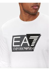 EA7 Emporio Armani Longsleeve 3DPT64 PJ03Z 1100 Biały Regular Fit. Kolor: biały. Materiał: bawełna. Długość rękawa: długi rękaw #4