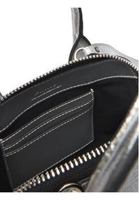 Pinko - PINKO Torebka Bowling Bag Zip Mini AI 25-26 PLTT 105333 A0QO Srebrny. Kolor: srebrny. Materiał: skórzane #3