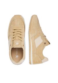 Beverly Hills Polo Club Sneakersy EO-WP40-250-04 Beżowy. Kolor: beżowy. Materiał: zamsz, skóra #8