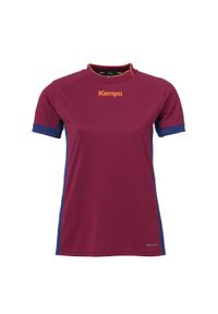 KEMPA - Damska koszulka Kempa Prime. Kolor: czerwony, wielokolorowy, niebieski, czarny. Materiał: materiał