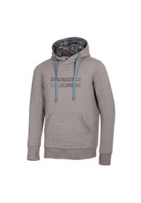 OCUN - Bluza z kapturem męska Ocun Hoodie. Typ kołnierza: kaptur. Kolor: szary, wielokolorowy, czarny. Materiał: polar #1