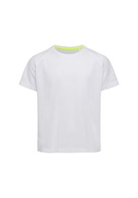 Stedman - Koszulka Dziecięca/dziecięca Raglan Active T-shirt. Kolor: biały. Długość rękawa: raglanowy rękaw