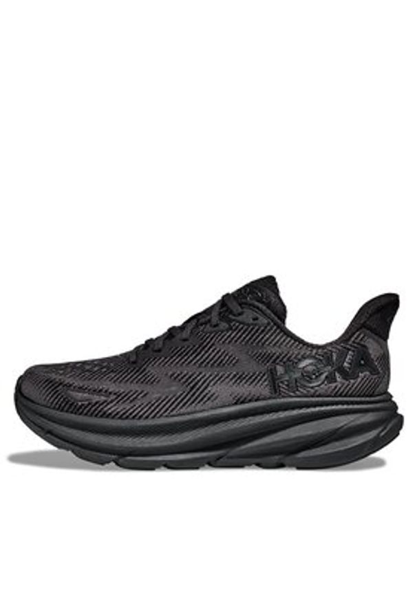 HOKA - Hoka Buty do biegania Clifton 9 1127896 Czarny. Kolor: czarny. Materiał: materiał, mesh