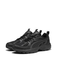 Buty Sportowe unisex Puma Milenio Tech. Kolor: czarny, szary, wielokolorowy. Materiał: syntetyk, tkanina, materiał. Sport: turystyka piesza