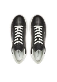Karl Lagerfeld - KARL LAGERFELD Sneakersy KL54519A Czarny. Kolor: czarny. Materiał: skóra