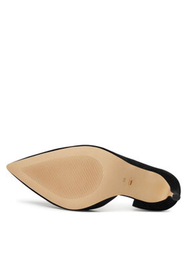 DeeZee Szpilki DZ-09A Czarny. Kolor: czarny. Materiał: skóra, zamsz. Obcas: na szpilce