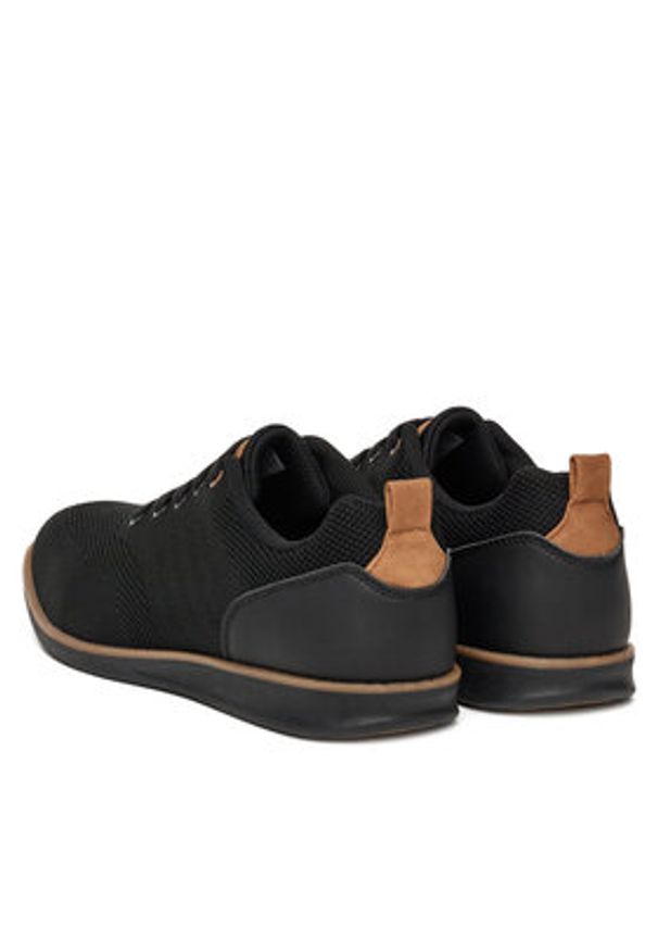 Lanetti Półbuty VSS25-L004 Czarny. Kolor: czarny. Materiał: materiał