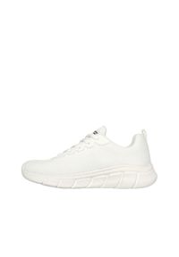 skechers - Buty do chodzenia damskie Skechers 117346W. Kolor: biały. Materiał: syntetyk, materiał. Szerokość cholewki: normalna. Model: Skechers Sport. Sport: turystyka piesza