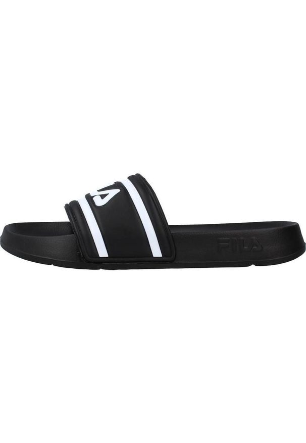 Klapki męskie Fila Morro Bay Slipper. Kolor: biały, wielokolorowy, czarny. Materiał: materiał, syntetyk