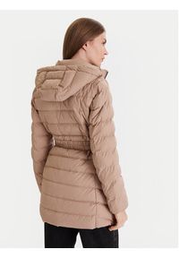 Geox Płaszcz zimowy Catria W5626G T3152 F5228 Beżowy Slim Fit. Kolor: beżowy. Materiał: syntetyk. Sezon: zima