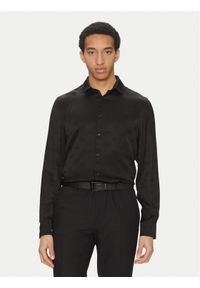 Hugo - HUGO Koszula Elisha02 50539726 Czarny Extra Slim Fit. Kolor: czarny. Materiał: wiskoza #1