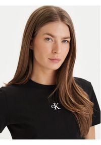 Calvin Klein Jeans T-Shirt LV047AB213 Czarny Regular Fit. Kolor: czarny. Materiał: bawełna #3