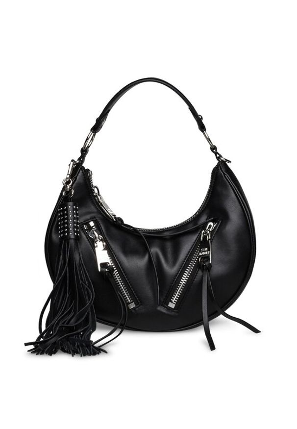 Steve Madden Torebka Bcosmic Crossbody SM13001357-02002-BLK Czarny. Kolor: czarny. Materiał: skórzane