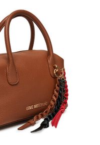 Love Moschino - LOVE MOSCHINO Torebka JC4305PP0MK1120A Brązowy. Kolor: brązowy. Materiał: skórzane #4