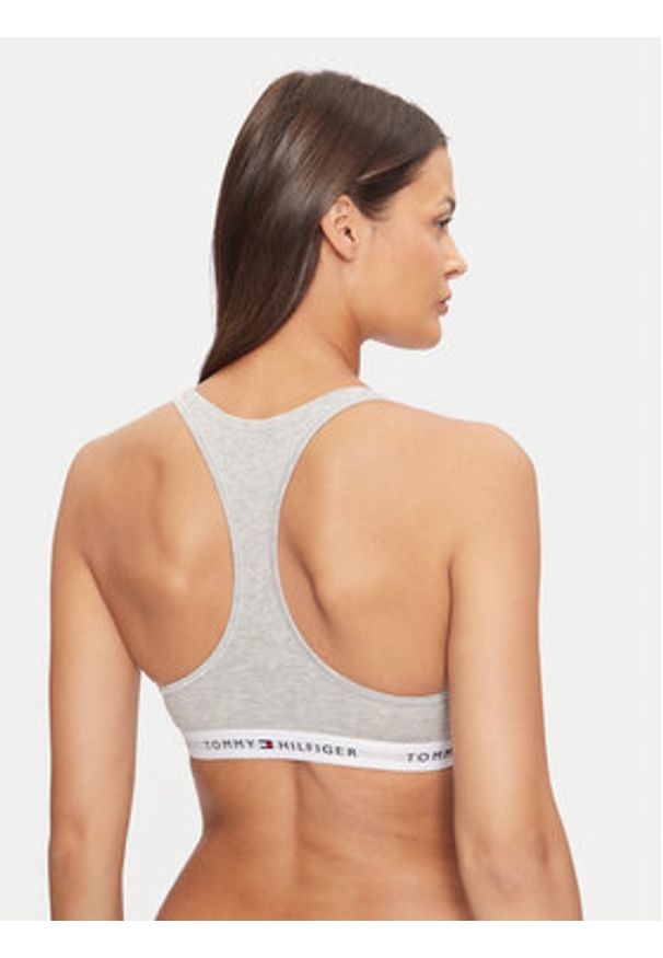 TOMMY HILFIGER - Tommy Hilfiger Biustonosz top Unlined UW0UW03820 Szary. Kolor: szary. Materiał: syntetyk