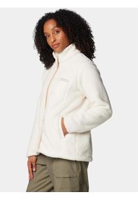 columbia - Sweter Damski Columbia West Bend II. Kolor: beżowy. Materiał: polar. Sezon: jesień. Sport: turystyka piesza #2