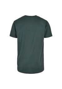 BUILD YOUR BRAND - Bawełniana Koszulka Unisex Dla Dorosłych Z Okrągłym Dekoltem. Kolor: zielony. Materiał: bawełna