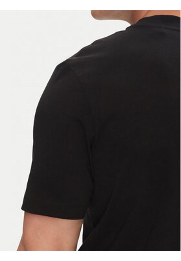 Hugo - HUGO T-Shirt Dusplit 50542784 Czarny Regular Fit. Kolor: czarny. Materiał: bawełna