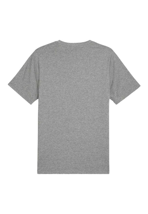 Puma - Męska Koszulka Essentials No 1 Small Logo T-shirt. Kolor: szary. Sport: turystyka piesza