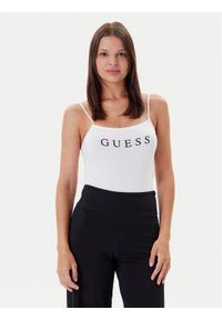 Guess Body O5RM11 KBBU1 Biały Regular Fit. Kolor: biały. Materiał: syntetyk