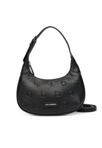 Karl Lagerfeld - KARL LAGERFELD Torebka A3W30292 Czarny. Kolor: czarny. Materiał: skórzane