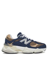 New Balance Sneakersy GC9060BF Granatowy. Kolor: niebieski. Materiał: zamsz, skóra