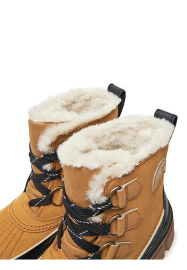 sorel - Sorel Śniegowce Torino V Wp Outdry 2106701373 Brązowy. Kolor: brązowy. Materiał: zamsz, skóra