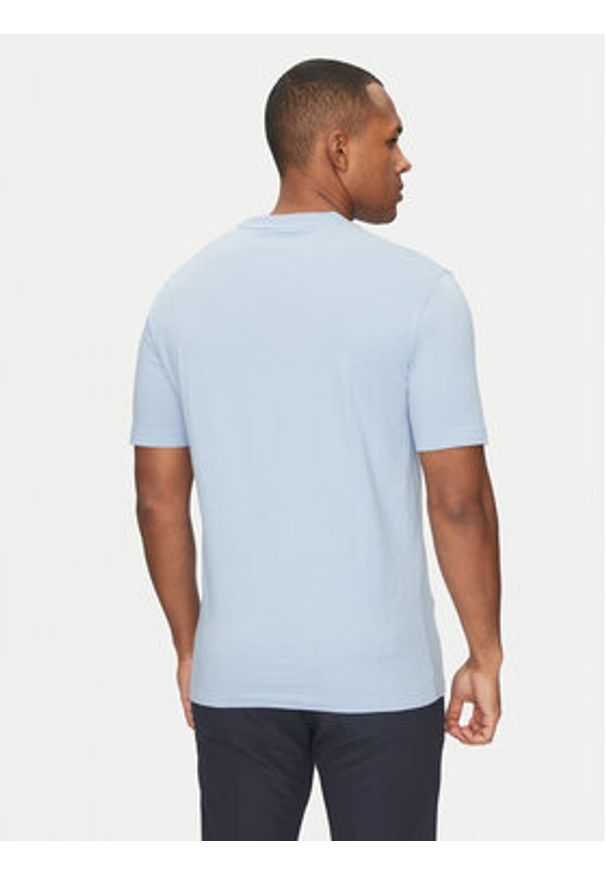 BOSS T-Shirt 50531271 Błękitny Regular Fit. Kolor: niebieski. Materiał: bawełna