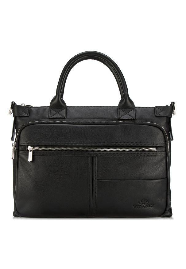 Czarna torba na laptopa Wittchen elegancka