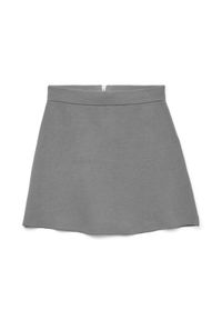 Vero Moda Spódnica mini Saba 10325944 Szary Regular Fit. Kolor: szary. Materiał: syntetyk