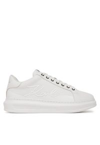 Karl Lagerfeld - KARL LAGERFELD Sneakersy KL52548F Biały. Kolor: biały. Materiał: skóra