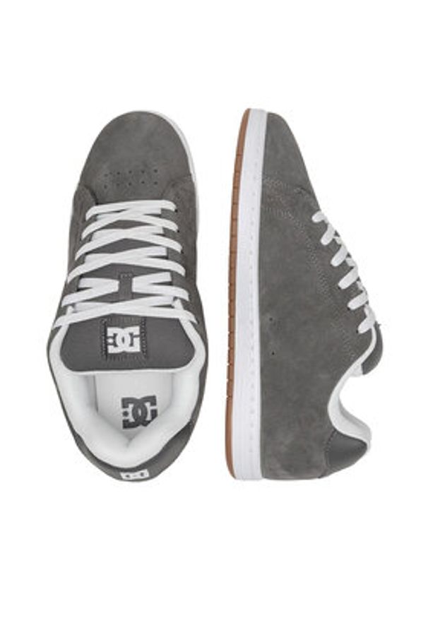 DC Sneakersy GAVELER DC01704020 Szary. Kolor: szary. Materiał: zamsz, skóra