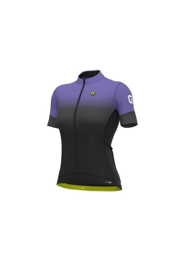 ALÉ CYCLING - Koszulka rowerowa damska Alé Gradient. Kolor: fioletowy. Wzór: gradientowy. Sport: kolarstwo