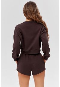 ROUGH RADICAL - Damska bluza sportowa Rough Radical Active Crop Top. Kolor: brązowy. Sport: fitness