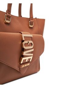 Love Moschino - LOVE MOSCHINO Torebka JC4225PP0MKC0201 Brązowy. Kolor: brązowy. Materiał: skórzane #4