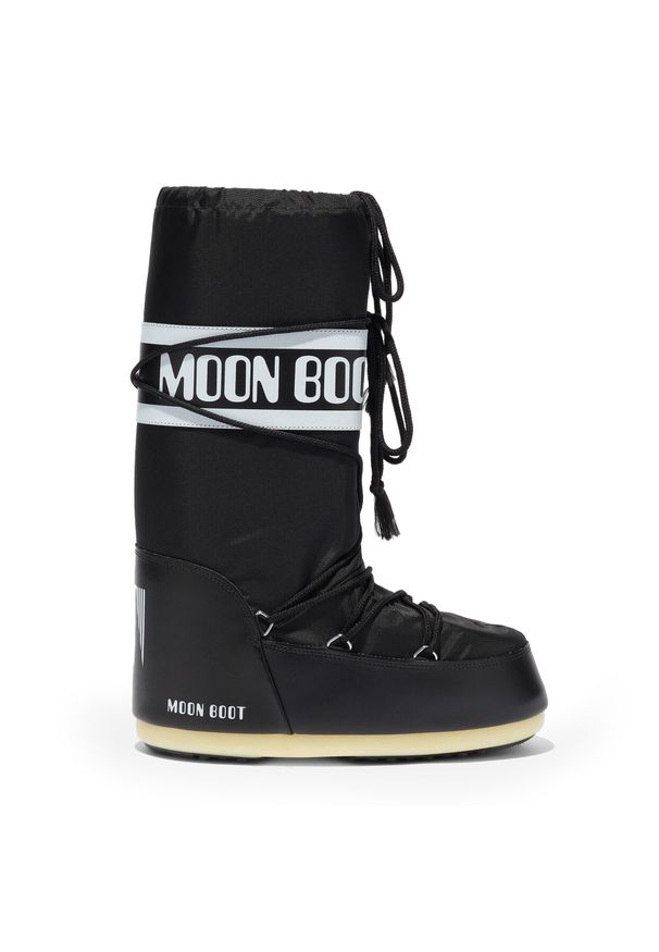 Śniegowce damskie Moon Boot Icon Nylon. Kolor: czarny. Materiał: nylon