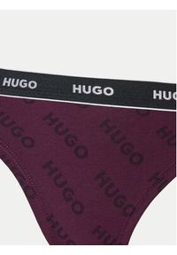 Hugo Komplet 3 par stringów 50495870 Kolorowy. Materiał: bawełna. Wzór: kolorowy