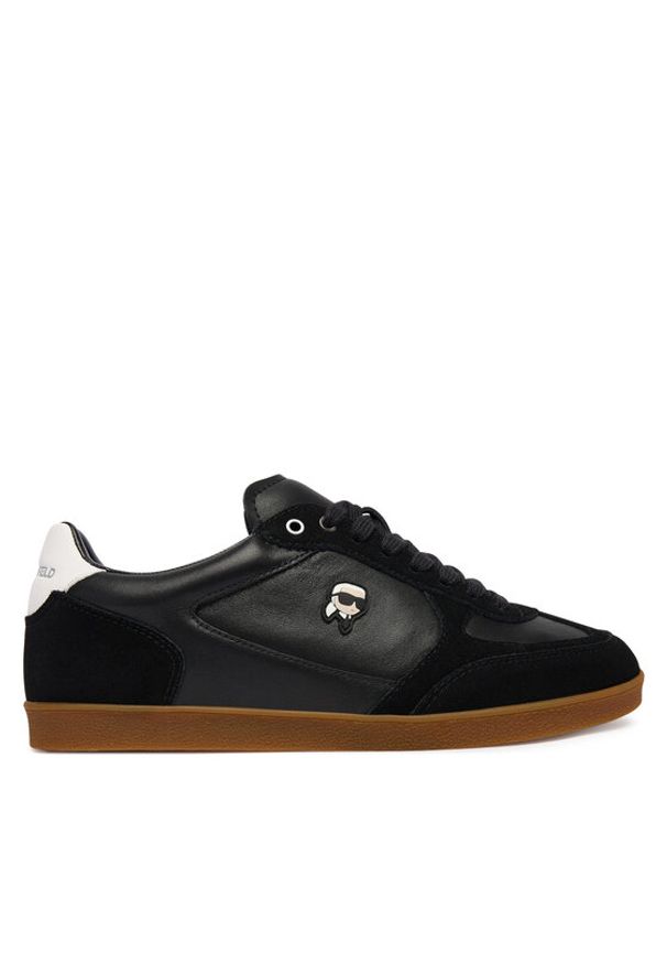 Karl Lagerfeld - KARL LAGERFELD Sneakersy Kandidate KL63833N Czarny. Kolor: czarny. Materiał: zamsz, skóra