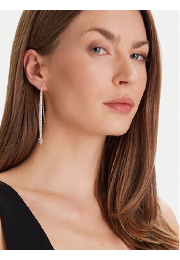 Elisabetta Franchi Kolczyki OR-31A-56E2-V300 Złoty. Materiał: metalowe. Kolor: złoty