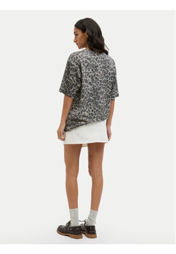 JJXX T-Shirt Andrea 12284102 Szary Loose Fit. Kolor: szary. Materiał: bawełna