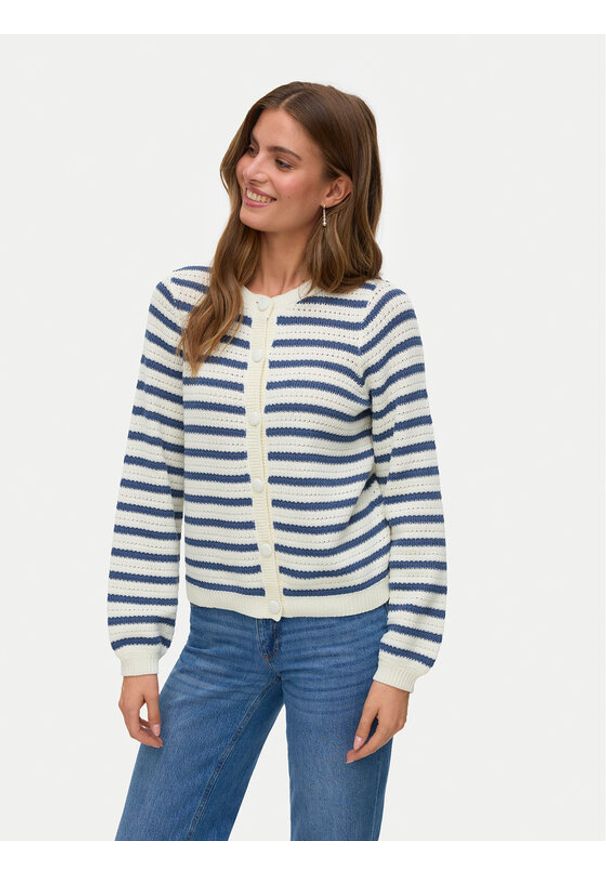 Vero Moda Kardigan Gorgeous 10338565 Beżowy Regular Fit. Kolor: beżowy. Materiał: syntetyk