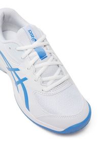 Asics Buty do tenisa Gel-Game Gs Clay/Oc 1044A082 Biały. Kolor: biały. Materiał: skóra. Sport: tenis