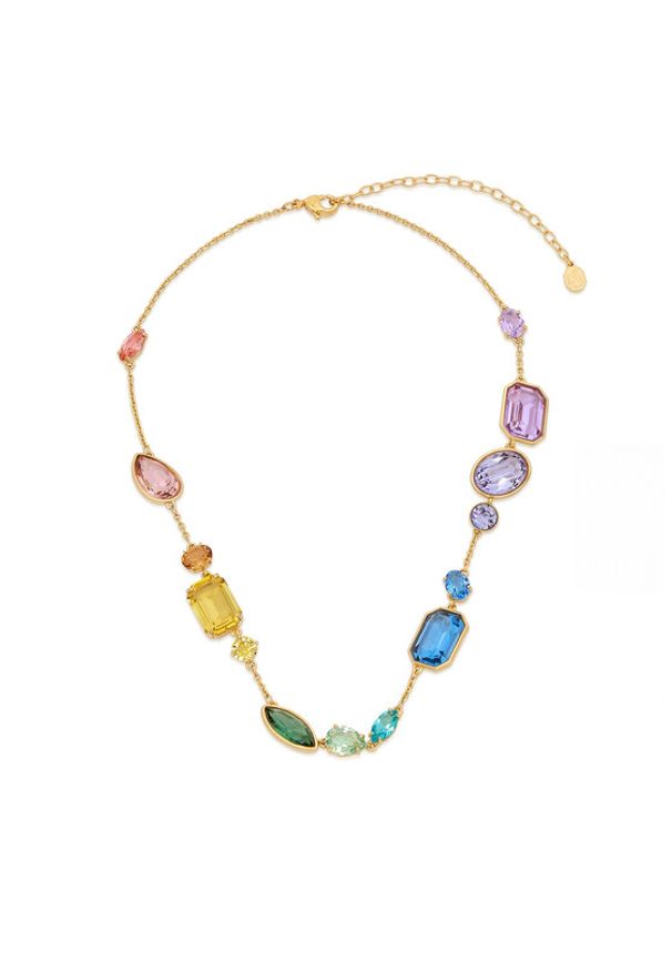 Swarovski Naszyjnik Gema 5741584 Złoty. Materiał: metalowe. Kolor: złoty