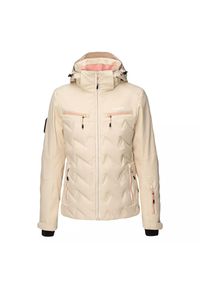 Damska kurtka narciarska Iguana Ambla. Kolor: beżowy. Sezon: zima. Sport: narciarstwo #1