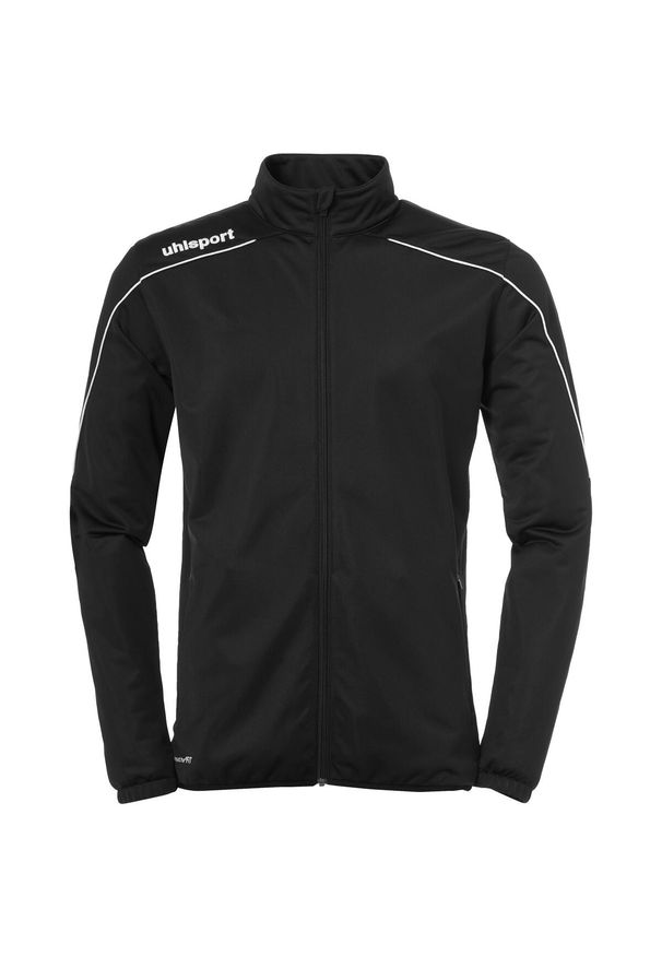 UHLSPORT - Kurtka Uhlsport Stream 22. Kolor: czarny, wielokolorowy, biały. Materiał: dresówka, tkanina. Sport: fitness, piłka nożna